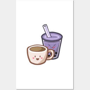 Taro Boba and Coffee xP Posters and Art